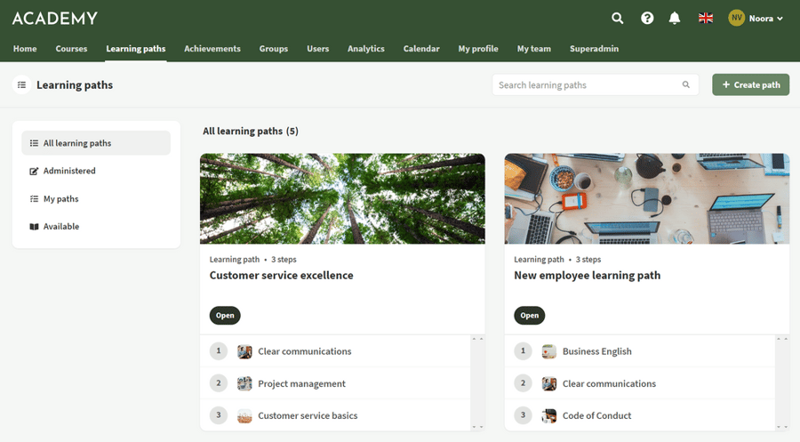 Learning-Paths-Page-on-Vuolearning-Online-Learning-Platform (1)