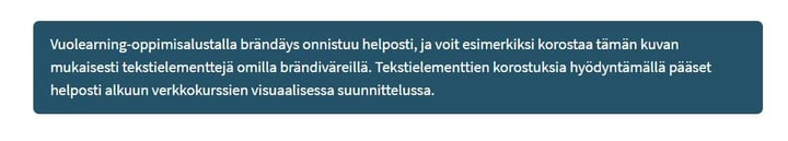 tekstinkorostus