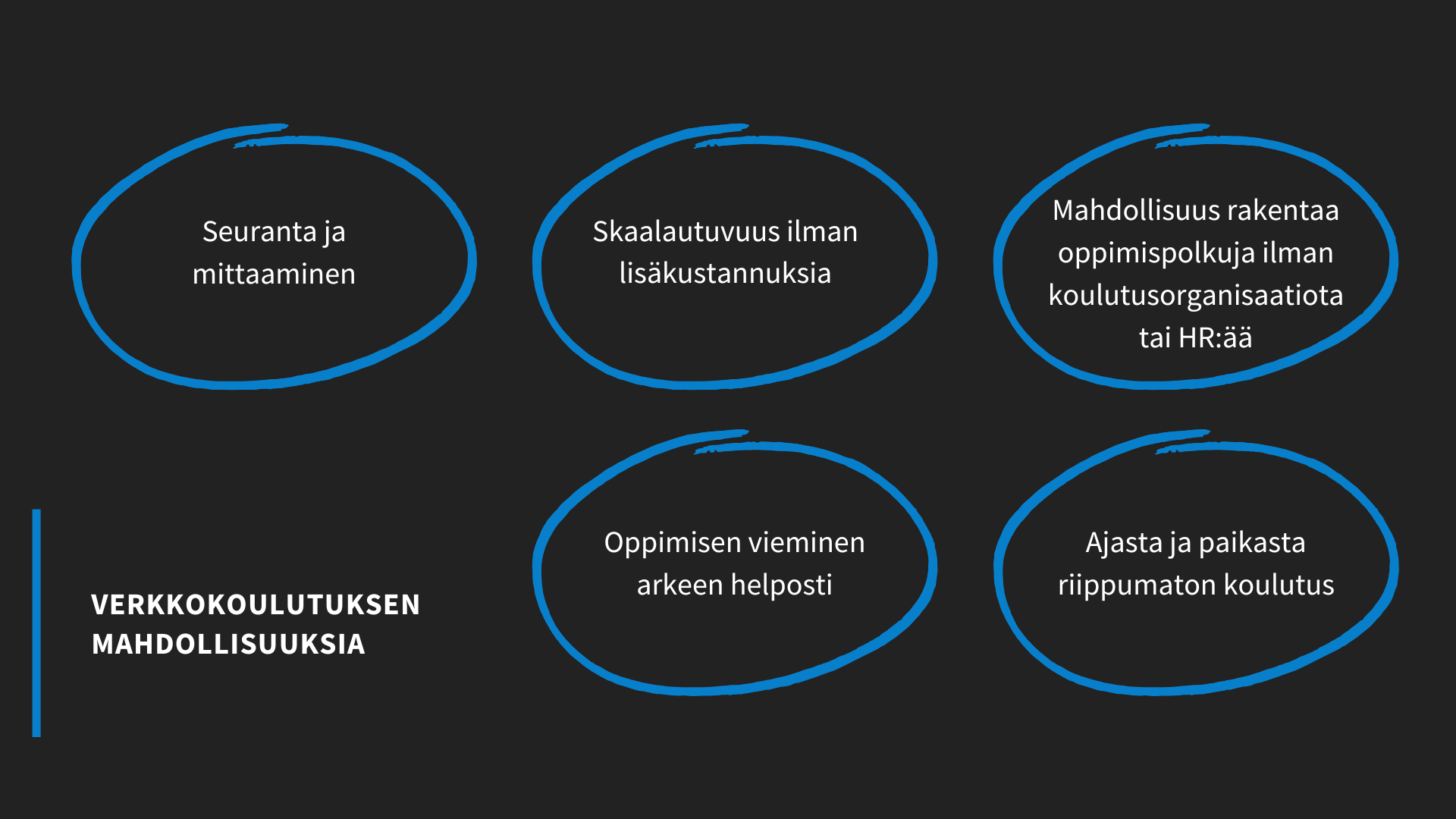 verkkokoulutuksen mahdollisuudet