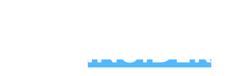 learning insider white horizontal blue line