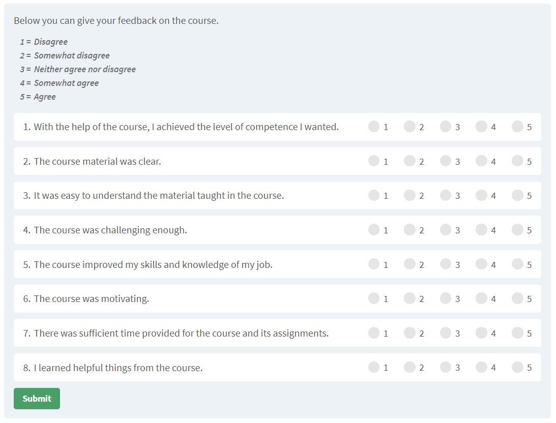 Likert-Scale-Survey